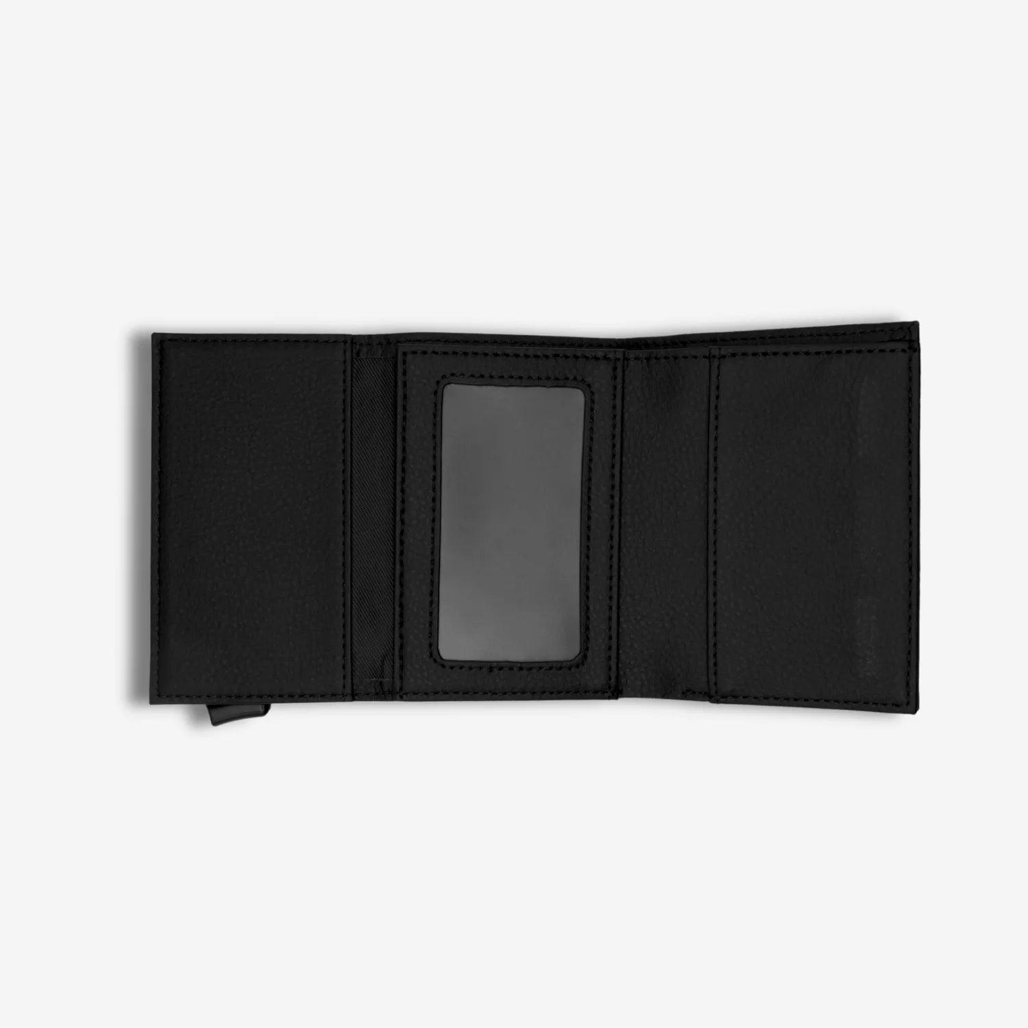 Billetera Anticlonación en cuero Black US203, vista interior 1 — accesorio compacto y elegante de Urzus