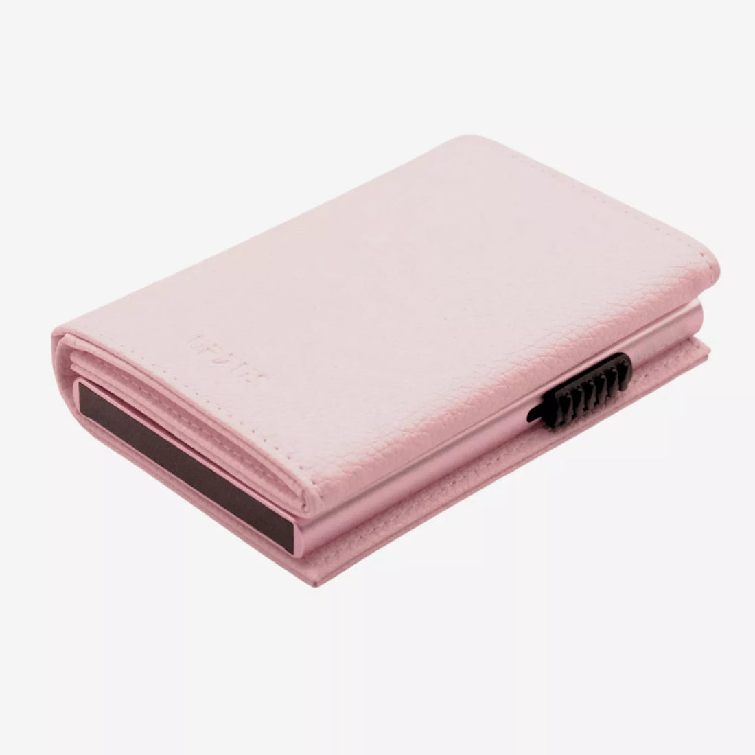 Billetera Anticlonación en cuero Pink US302, vista frontal — accesorio compacto y elegante de Urzus