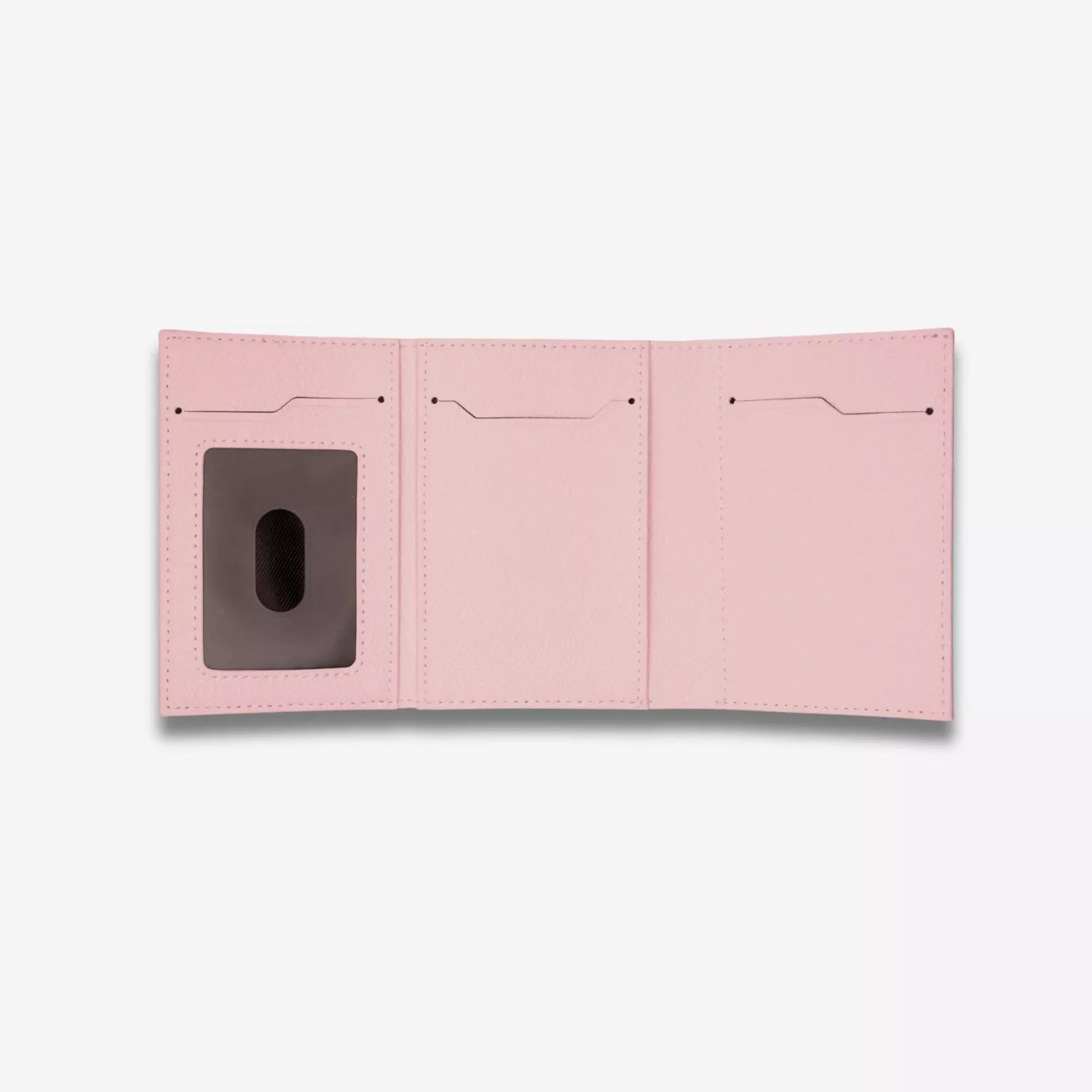 Billetera Anticlonación en cuero Pink US302, vista interior 1 — accesorio compacto y elegante de Urzus