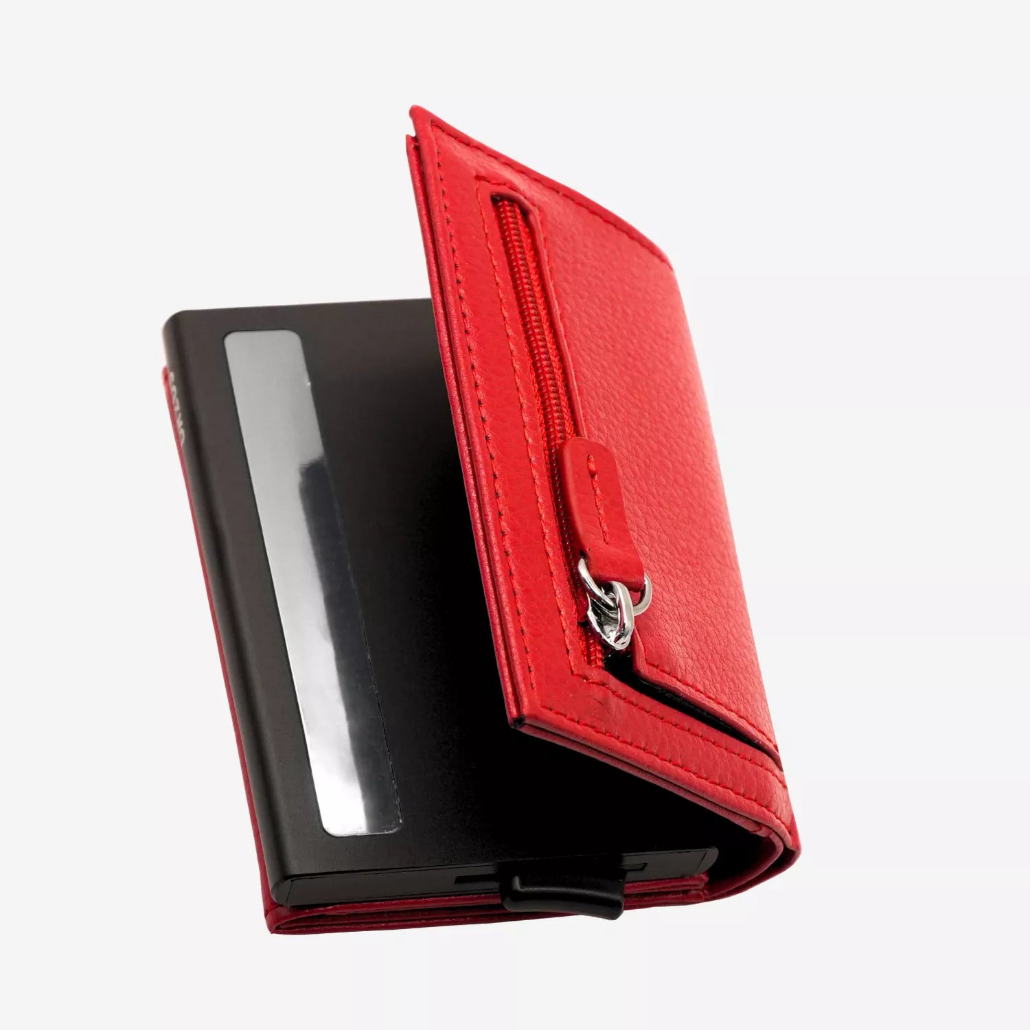 Billetera Anticlonacion en cuero Red US203, vista trasera 1 — accesorio compacto y elegante de Urzus