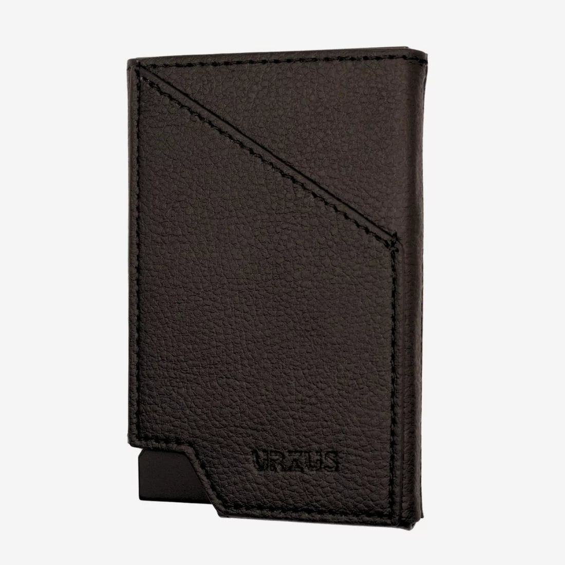 Tarjetero Ultra Delgado con Protección RFID Black US501, vista frontal 1 — ideal para organizar tarjetas, de Urzus